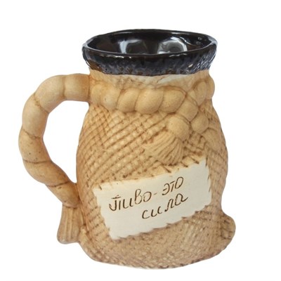 Кружка для пива "Мешок" 0,5 л, микс - фото 2071429