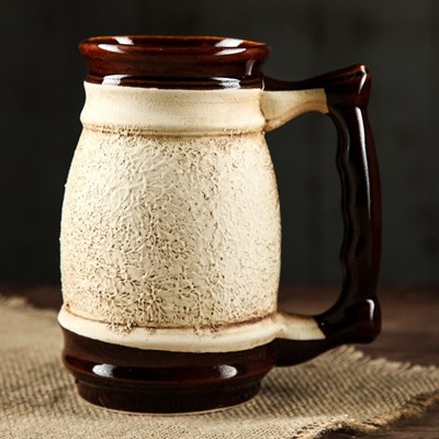 Бокал "Пивко", надпись, под шамот, 0,7 л, микс - фото 2071440 Бокал "Пивко", надпись, под шамот, 0,7 л, микс - фото 2071440