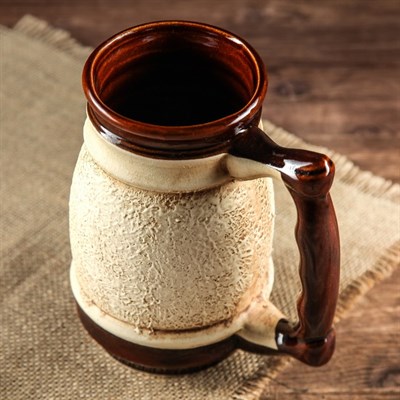 Бокал "Пивко", надпись, под шамот, 0,7 л, микс - фото 2071442 Бокал "Пивко", надпись, под шамот, 0,7 л, микс - фото 2071442