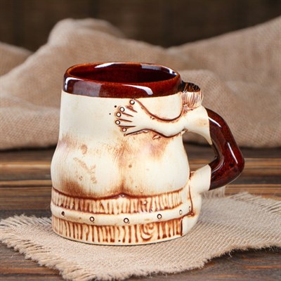 Кружка для пива "Баня" с приколом, 0,5 л, микс - фото 2071456