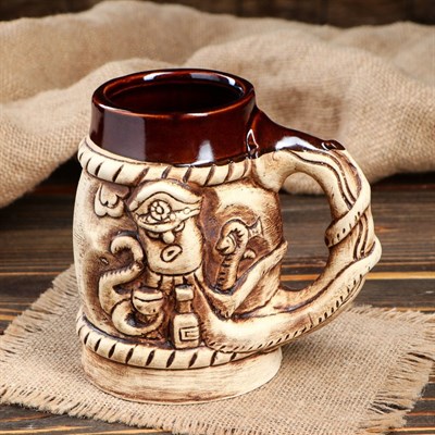 Бокал "Море" 0,7 л, микс - фото 2071470