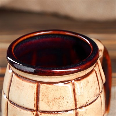 Кружка для пива "Граната ", под шамот, 0,35 л, микс - фото 2071475