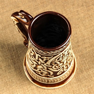 Кружка пивная "Кельтский узор", микс - фото 2071502