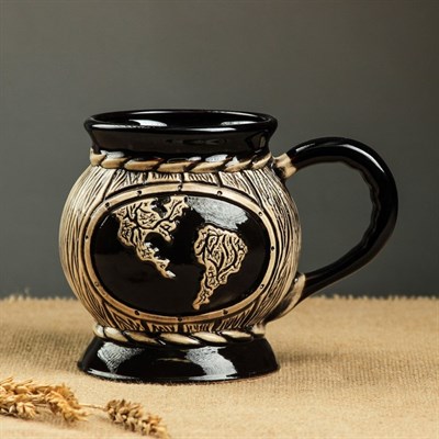 Кружка 0,7 л "Глобус" - фото 2071514