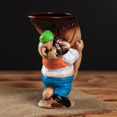 Бокал "Рог", 0,45 л, микс - фото 2071538