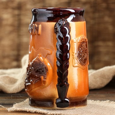 Кружка пивная "Крым", глянец, 1,5 л - фото 2071558