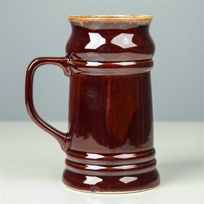 Кружка для пива 0,9 л "Гладкая" - фото 2071587