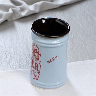 Кружка Прованс "Beer", прямая, 0.6 л, микс - фото 2071614