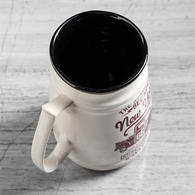 Кружка Прованс "New-York", пузатая, микс, 0,6 л - фото 2071621