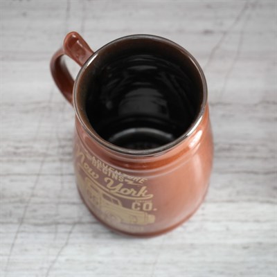 Кружка Прованс "New-York", пузатая, микс, 0,6 л - фото 2071624