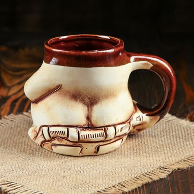 Кружка для пива "Пузо" 0,5 л, микс, керамика - фото 2071696 Кружка для пива "Пузо" 0,5 л, микс, керамика - фото 2071696