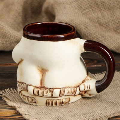 Кружка для пива "Пузо" 0,5 л, микс, керамика - фото 2071700 Кружка для пива "Пузо" 0,5 л, микс, керамика - фото 2071700