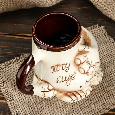 Кружка для пива "Пузо" 0,5 л, микс, керамика - фото 2071701 Кружка для пива "Пузо" 0,5 л, микс, керамика - фото 2071701