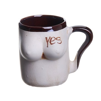 Кружка для пива "Женская фигура", микс, 0,5 л - фото 2071710