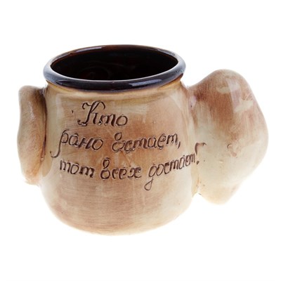 Кружка для пива "Ухо" 0,4 л - фото 2071750