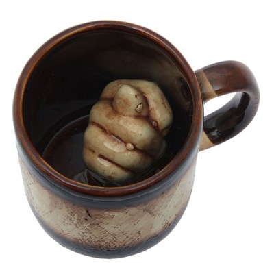 Кружка для пива с сюрпризом "Тебе презент!" 0,4 л, микс - фото 2071772