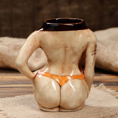 Кружка для пива "Тело" 0,3 л, микс - фото 2071778