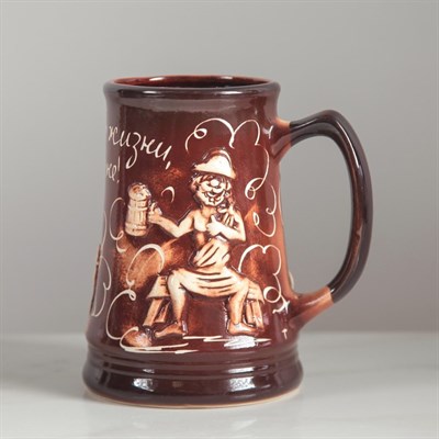 Кружка для пива "Баня" 0,7 л - фото 2071788