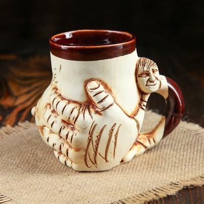 Кружка для пива "Грудь" 0,5 л, микс - фото 2071804