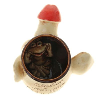 Кружка для пива "Ухо с носом" 0,4 л, микс - фото 2071827