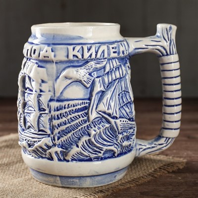 Кружка для пива "Фрегат", разноцветная, 1 л, микс - фото 2071870