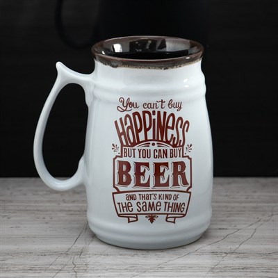 Кружка Прованс Beer пузатая, 0.6 л, микс - фото 2071874