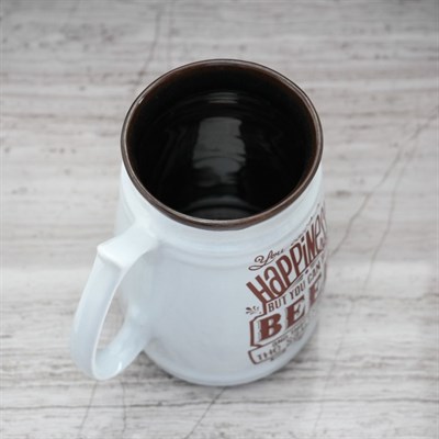 Кружка Прованс Beer пузатая, 0.6 л, микс - фото 2071876