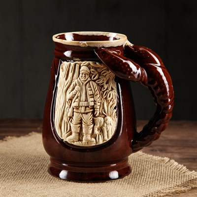 Бокал "Евро Кабан" 1 л, керамика - фото 2071900