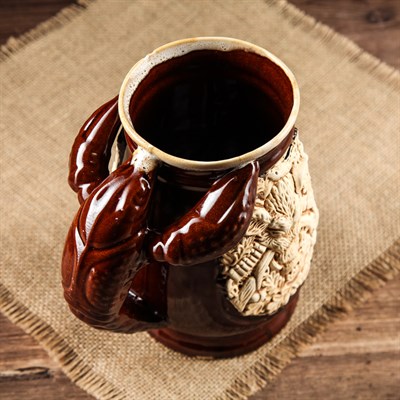 Бокал "Евро Кабан" 1 л, керамика - фото 2071901