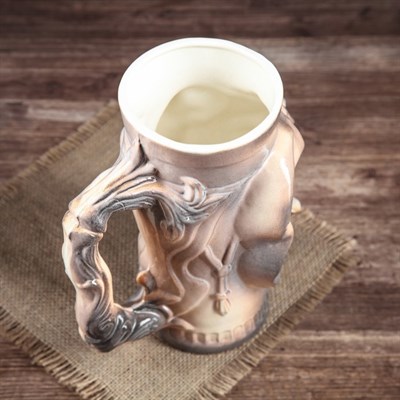 Бокал "Слон" коричневый 1 л - фото 2071911