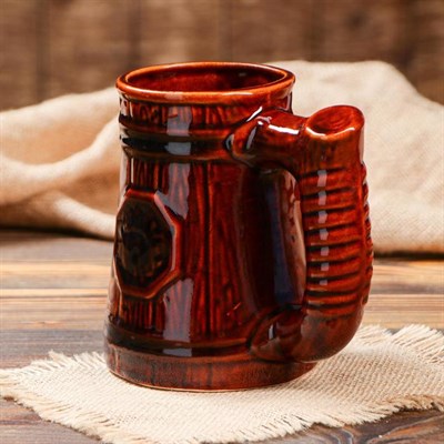 Кружка пивная "Будем" тёмная, 800 мл, микс - фото 2071947