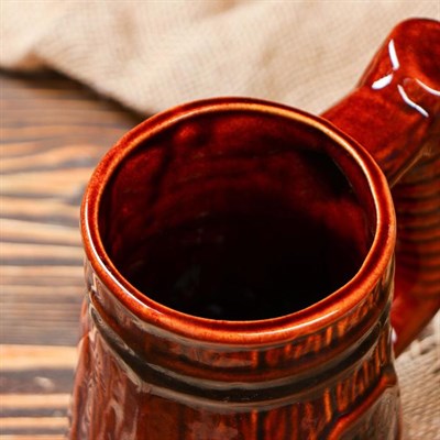 Кружка пивная "Будем" тёмная, 800 мл, микс - фото 2071949