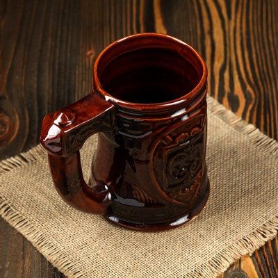 Кружка пивная "Щит" 900 мл - фото 2071955