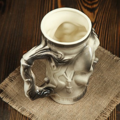 Бокал "Слон" 1 л  серый - фото 2071986