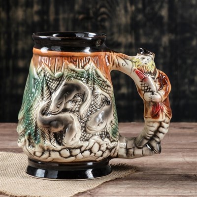 Бокал "Рыбак" новый стиль, цветной 1,5 л - фото 2072022