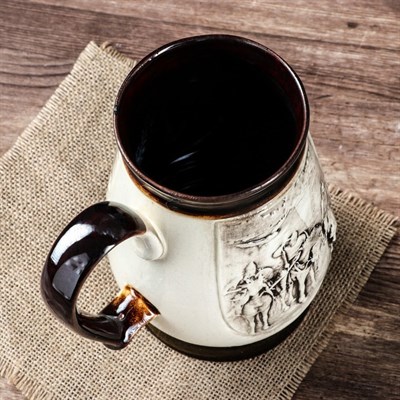 Бокал " Три богатыря" новый стиль, 0,7 л - фото 2072027