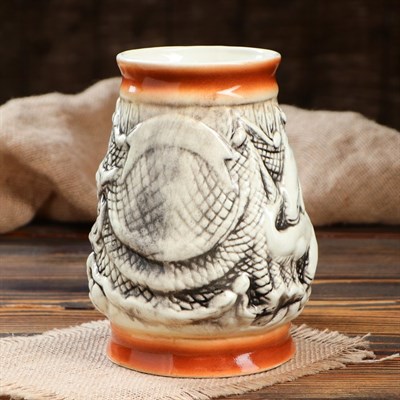 Бокал "Евро Рыбак" глазурь, 1 л, микс - фото 2072054