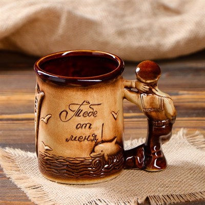 Кружка для пива "Моряк" 0,5 л - фото 2072153