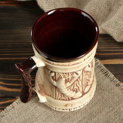 Кружка для пива "2 рака" 0,7 л - фото 2072157