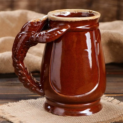 Бокал "Евро Рак", коричневый, 1 л, микс - фото 2072179