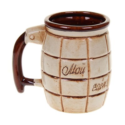 Кружка для пива "Граната глазурь" 0,35 л, микс - фото 2072209