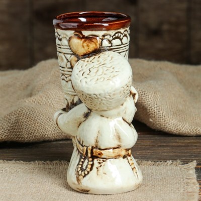 Кружка для пива "Рожок" 0,33 л - фото 2072219