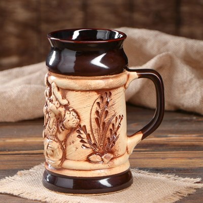 Кружка для пива "Три казака", 0,7 л - фото 2072224