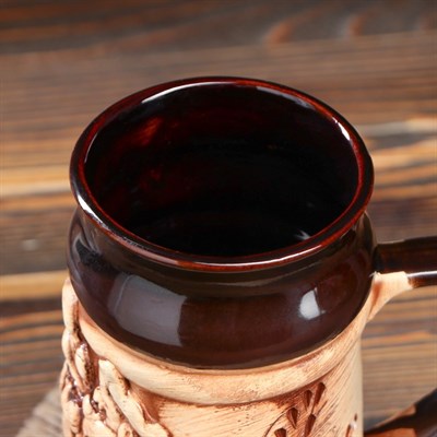 Кружка для пива "Три казака", 0,7 л - фото 2072225