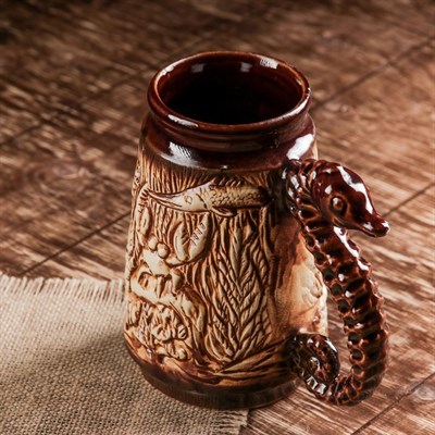 Кружка для пива "Конёк", 0.7 л - фото 2072259