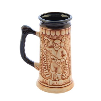 Кружка для пива "Флинт" под шамот, 0,5 л, микс - фото 2072285