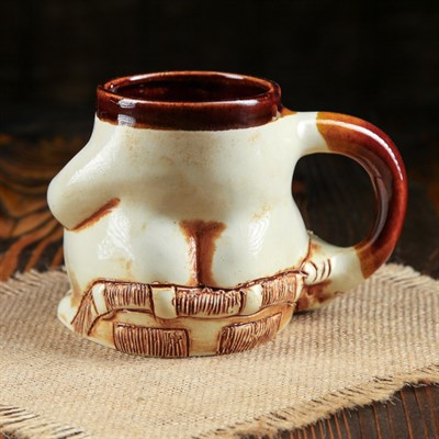 Кружка для пива "Пузо" глянец, 0,5 л, микс - фото 2072297