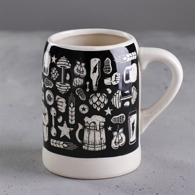 Кружка пивная «Мужик всегда прав», 600 мл - фото 2072485