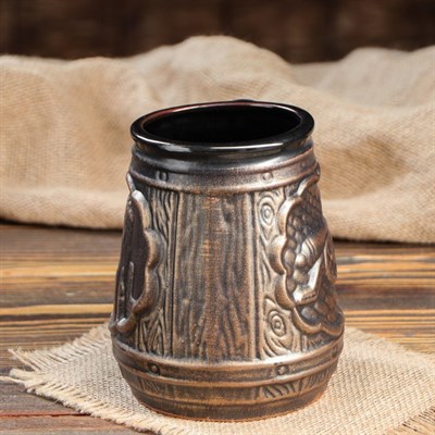 Пивной бокал "Замок", бронзовый, 0,75 л - фото 2072579