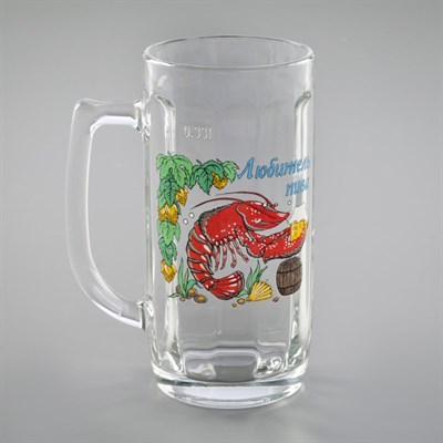 Кружка пивная 330 мл "Приколисты", рисунок МИКС - фото 2072609